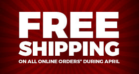 Free Shipping On All US Orders In April