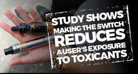 Study Finds Making the Switch to Ecigs Reduces A User’s Exposure to Toxicants