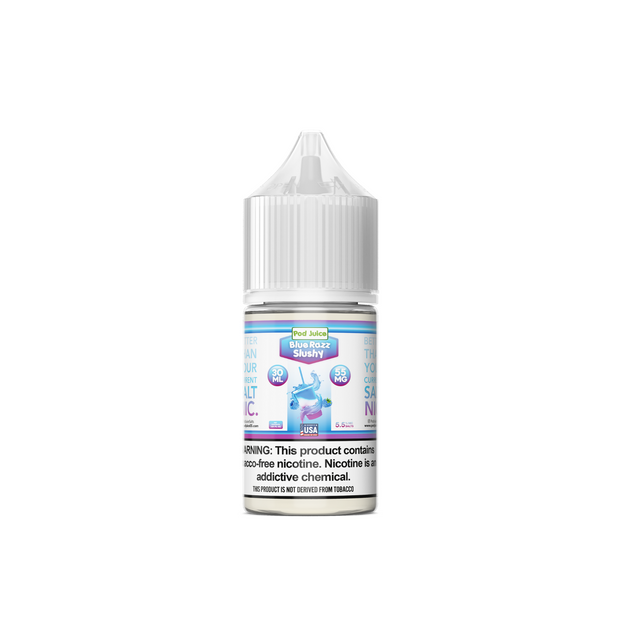 Pod Juice - Blue Razz Slushy Salt Nicotine - 30mL