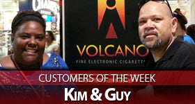 VOLCANO eCigs' Customer of the week - Kim &amp; Guy