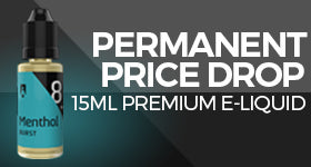 Permanent Price Drop for 15ML VOLCANO Premium E-liquids