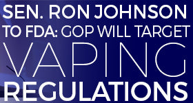 Senator Sends Warning to FDA: GOP Will Target Vape Regulations