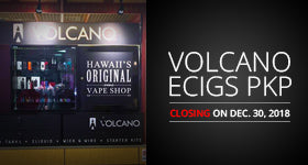 VOLCANO eCigs PKP to Close on December 30th