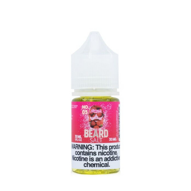 Beard Salt - No. 05 Strawberry Cheesecake Nicotine Salt - 30mL