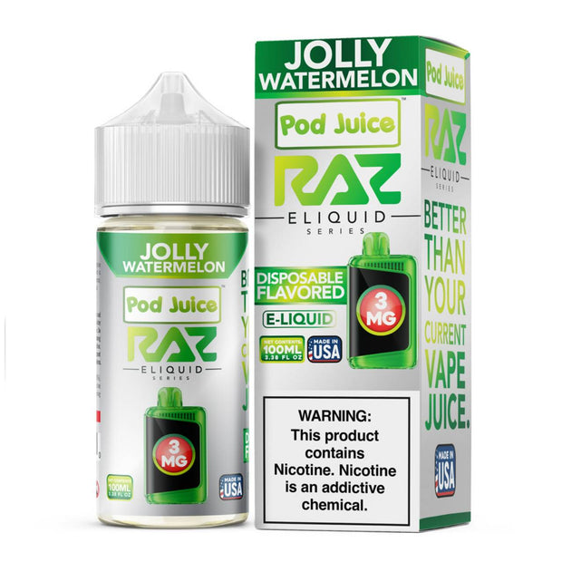 Pod Juice x Raz - Jolly Watermelon - 100mL