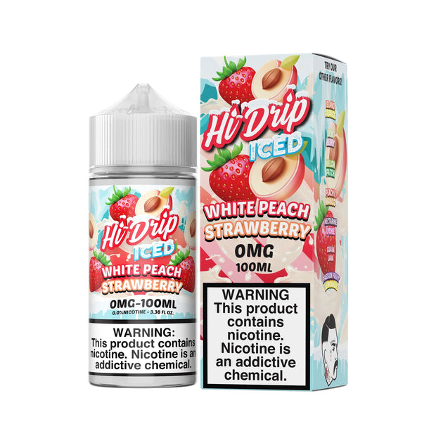 Hi-Drip - White Peach Strawberry Iced - 100ML