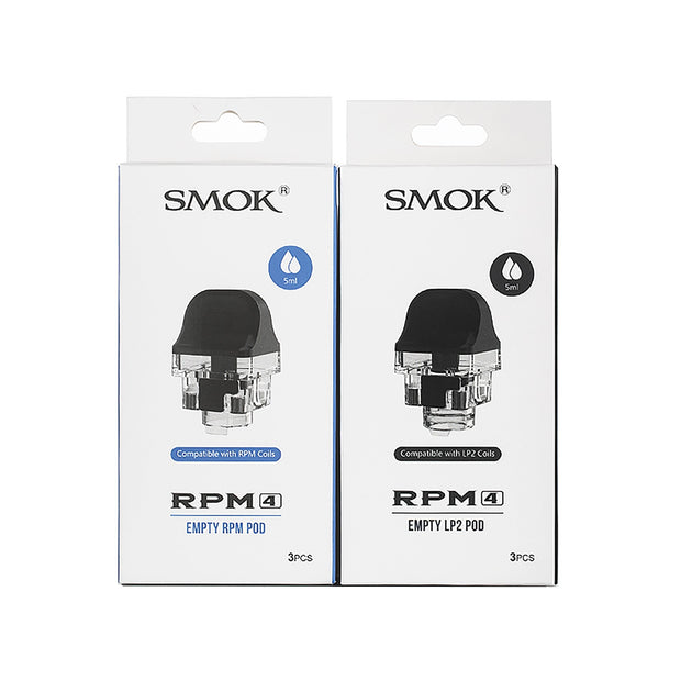 SMOK - RPM 4 Empty Replacement Pods - 5mL - 3 Count